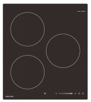 PI403Q1  įmontuojama 3 zonų  indukcinė   kaitlentė, stiklo keramika ,45cm , BOOST